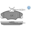Image de Kit De Plaquettes De Frein, Frein À Disque Meyle-Original Quality 025 217 2419/W Meyle 0252172419/W Peugeot