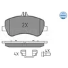 Image de Kit De Plaquettes De Frein, Frein À Disque Meyle-Original Quality 025 248 6720 Meyle 0252486720 Mercedes-Benz