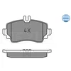 Image de Kit De Plaquettes De Frein, Frein À Disque Meyle-Original Quality 025 230 7016 Meyle 0252307016 Mercedes-Benz