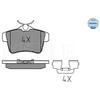 Image de Kit De Plaquettes De Frein, Frein À Disque Meyle-Original Quality 025 249 2217 Meyle 0252492217 Citroen;Ds;Peugeot