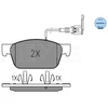 Image de Kit De Plaquettes De Frein, Frein À Disque Meyle-Original Quality 025 246 2318/W Meyle 0252462318/W Volkswagen