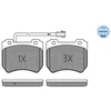 Image de Kit De Plaquettes De Frein, Frein À Disque Meyle-Original Quality 025 248 5215/W Meyle 0252485215/W Alfa Romeo