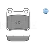 Image de Kit De Plaquettes De Frein, Frein À Disque Meyle-Original Quality 025 206 8713 Meyle 0252068713 Mercedes-Benz