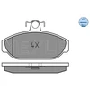 Image de Kit De Plaquettes De Frein, Frein À Disque Meyle-Original Quality 025 212 6617 Meyle 0252126617 Volvo