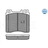 Image de Kit De Plaquettes De Frein, Frein À Disque Meyle-Original Quality 025 213 0318 Meyle 0252130318 Mercedes-Benz