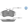 Image de Kit De Plaquettes De Frein, Frein À Disque Meyle-Original Quality 025 231 2419/W Meyle 0252312419/W Citroen;Peugeot