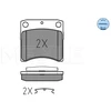 Image de Kit De Plaquettes De Frein, Frein À Disque Meyle-Original Quality 025 216 3517 Meyle 0252163517 Volkswagen