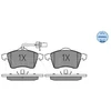 Image de Kit De Plaquettes De Frein, Frein À Disque Meyle-Original Quality 025 218 8519/W Meyle 0252188519/W Volkswagen