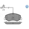 Image de Kit De Plaquettes De Frein, Frein À Disque Meyle-Original Quality 025 251 7218/W Meyle 0252517218/W Nissan;Opel;Renault;Vauxhall