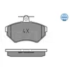 Image de Kit De Plaquettes De Frein, Frein À Disque Meyle-Original Quality 025 219 4519 Meyle 0252194519 Audi;Volkswagen