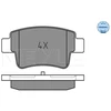 Image de Kit De Plaquettes De Frein, Frein À Disque Meyle-Original Quality 025 243 4917/W Meyle 0252434917/W Abarth;Fiat;Opel