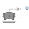 Image de Kit De Plaquettes De Frein, Frein À Disque Meyle-Original Quality 025 252 9118 Meyle 0252529118 Renault