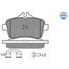 Image de Kit De Plaquettes De Frein, Frein À Disque Meyle-Original Quality 025 252 1518 Meyle 0252521518 Mercedes-Benz