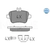 Image de Kit De Plaquettes De Frein, Frein À Disque Meyle-Original Quality 025 248 4818 Meyle 0252484818 Infiniti;Mercedes-Benz