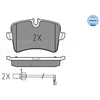 Image de Kit De Plaquettes De Frein, Frein À Disque Meyle-Original Quality 025 246 0617/W Meyle 0252460617/W Audi;Porsche