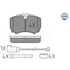 Image de Kit De Plaquettes De Frein, Frein À Disque Meyle-Original Quality 025 291 2320/W Meyle 0252912320/W Ford