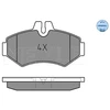 Image de Kit De Plaquettes De Frein, Frein À Disque Meyle-Original Quality 025 230 2118 Meyle 0252302118 Mercedes-Benz;Volkswagen