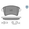 Image de Kit De Plaquettes De Frein, Frein À Disque Meyle-Pd Quality 025 246 9318/Pd Meyle 0252469318/Pd Mercedes-Benz;Renault