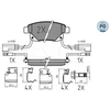 Image de Kit De Plaquettes De Frein, Frein À Disque Meyle-Pd Quality 025 244 8617/Pd Meyle 0252448617/Pd Ford