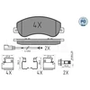 Image de Kit De Plaquettes De Frein, Frein À Disque Meyle-Pd Quality 025 244 8419/Pd Meyle 0252448419/Pd Ford