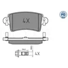 Image de Kit De Plaquettes De Frein, Frein À Disque Meyle-Pd Quality 025 236 6916/Pd Meyle 0252366916/Pd Nissan;Opel;Renault