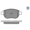 Image de Kit De Plaquettes De Frein, Frein À Disque Meyle-Pd Quality 025 236 0019/Pd Meyle 0252360019/Pd Citroen;Peugeot