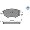 Image de Kit De Plaquettes De Frein, Frein À Disque Meyle-Pd Quality 025 219 8018/Pd Meyle 0252198018/Pd Citroen;Nissan;Peugeot;Renault