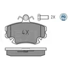 Image de Kit De Plaquettes De Frein, Frein À Disque Meyle-Pd Quality 025 214 6318/Pd Meyle 0252146318/Pd Dacia;Peugeot;Renault