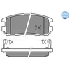 Image de Kit De Plaquettes De Frein, Frein À Disque Meyle-Original Quality 025 218 7514/W Meyle 0252187514/W Isuzu;Opel;Vauxhall