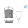 Image de Kit De Plaquettes De Frein, Frein À Disque Meyle-Original Quality 025 218 9915 Meyle 0252189915 Mercedes-Benz
