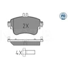 Image de Kit De Plaquettes De Frein, Frein À Disque Meyle-Pd Quality 025 253 2619/Pd Meyle 0252532619/Pd Mercedes-Benz