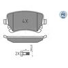 Image de Kit De Plaquettes De Frein, Frein À Disque Meyle-Pd Quality 025 233 2617/Pd Meyle 0252332617/Pd Audi;Volkswagen