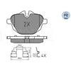 Image de Kit De Plaquettes De Frein, Frein À Disque Meyle-Pd Quality 025 245 6118/Pd Meyle 0252456118/Pd Bmw