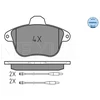 Image de Kit De Plaquettes De Frein, Frein À Disque Meyle-Original Quality 025 215 0717/W Meyle 0252150717/W Peugeot