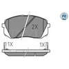 Image de Kit De Plaquettes De Frein, Frein À Disque Meyle-Pd Quality 025 245 0116/Pd Meyle 0252450116/Pd Hyundai;Kia