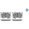 Image de Kit De Plaquettes De Frein, Frein À Disque Meyle-Pd Quality 025 2417/Pd Meyle 0252402417/Pd Mitsubishi;Toyota