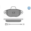 Image de Kit De Plaquettes De Frein, Frein À Disque Meyle-Original Quality 025 214 3616 Meyle 0252143616 Fiat;Ford