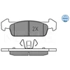 Image de Kit De Plaquettes De Frein, Frein À Disque Meyle-Original Quality 025 257 3817 Meyle 0252573817 Dacia;Renault