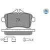 Image de Kit De Plaquettes De Frein, Frein À Disque Meyle-Pd Quality 025 252 1518/Pd Meyle 0252521518/Pd Mercedes-Benz