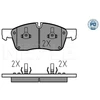 Image de Kit De Plaquettes De Frein, Frein À Disque Meyle-Pd Quality 025 251 9021/Pd Meyle 0252519021/Pd Jeep