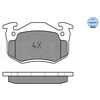 Image de Kit De Plaquettes De Frein, Frein À Disque Meyle-Original Quality 025 210 9615/W Meyle 0252109615/W Renault