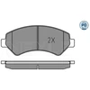 Image de Kit De Plaquettes De Frein, Frein À Disque Meyle-Pd Quality 025 244 6619-1/Pd Meyle 02524466191/Pd Citroen;Fiat;Opel;Peugeot