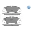 Image de Kit De Plaquettes De Frein, Frein À Disque Meyle-Original Quality 025 250 2119 Meyle 0252502119 Land Rover
