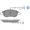 Image de Kit De Plaquettes De Frein, Frein À Disque Meyle-Original Quality 025 237 1119 Meyle 0252371119 Alfa Romeo;Fiat;Lancia