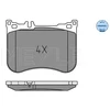 Image de Kit De Plaquettes De Frein, Frein À Disque Meyle-Original Quality 025 257 0617 Meyle 0252570617 Mercedes-Benz;Nio