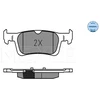 Image de Kit De Plaquettes De Frein, Frein À Disque Meyle-Original Quality 025 258 4116 Meyle 0252584116 Peugeot