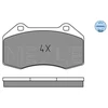 Image de Kit De Plaquettes De Frein, Frein À Disque Meyle-Original Quality 025 241 6215 Meyle 0252416215 Renault