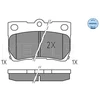 Image de Kit De Plaquettes De Frein, Frein À Disque Meyle-Original Quality 025 243 2317 Meyle 0252432317 Lexus