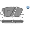 Image de Kit De Plaquettes De Frein, Frein À Disque Meyle-Original Quality 025 249 1517 Meyle 0252491517 Hyundai;Kia