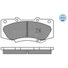 Image de Kit De Plaquettes De Frein, Frein À Disque Meyle-Original Quality 025 252 0917 Meyle 0252520917 Toyota
